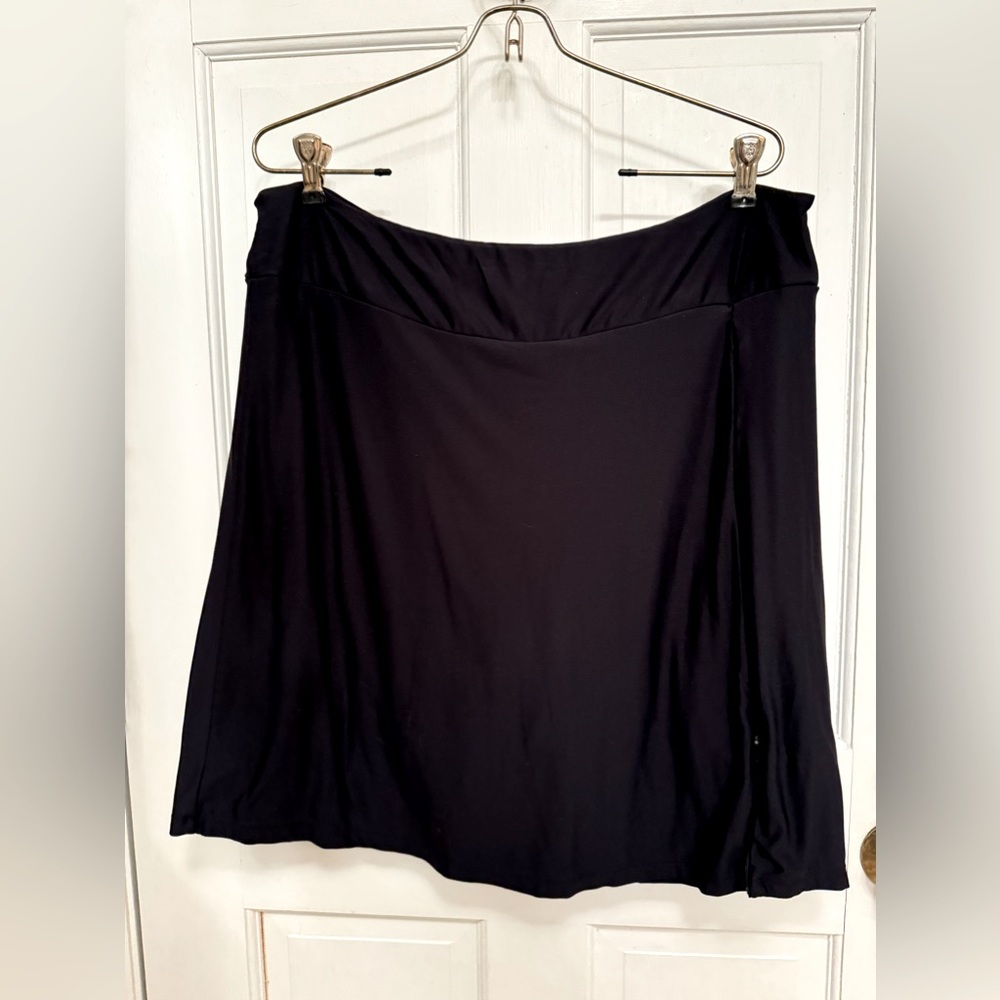 Lulu-B classic black skort xl golf, beach. Pickleball UPF50+ favorite